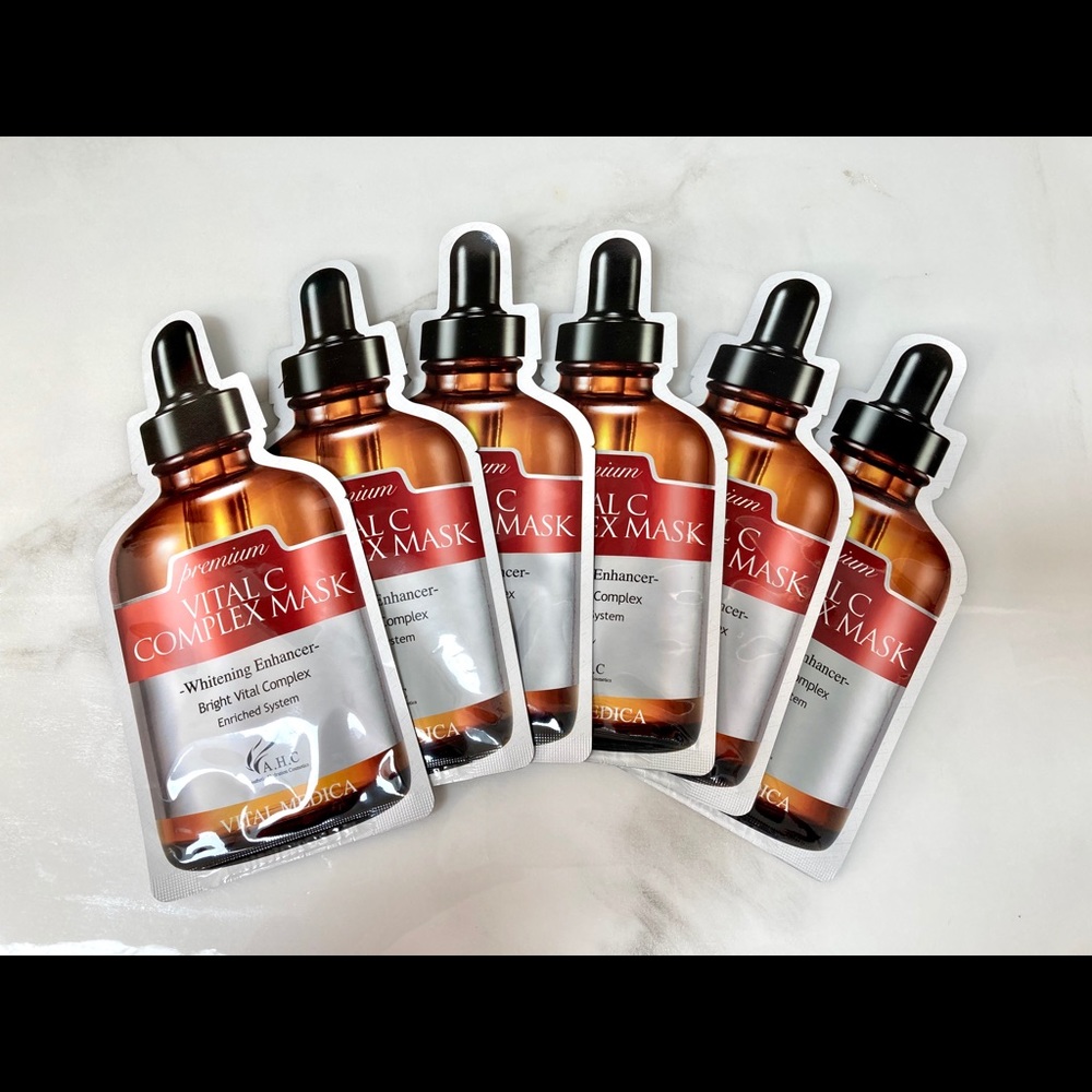 Premium Vital C Brightening Korean Facial Masks